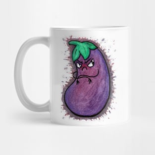 Angry Eggplant Mug